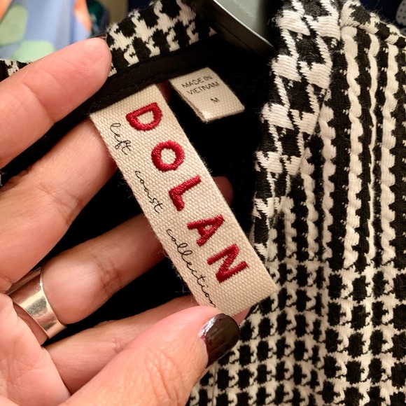 NWT Anthropologie Dolan Callan Houndstooth Top M - Picture 9 of 10